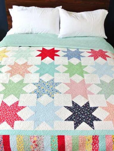 19+ Free Star Quilt Patterns And Star Blocks ⋆ Hello Sewing