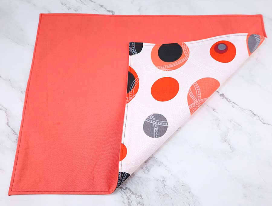 reversible diy placemat