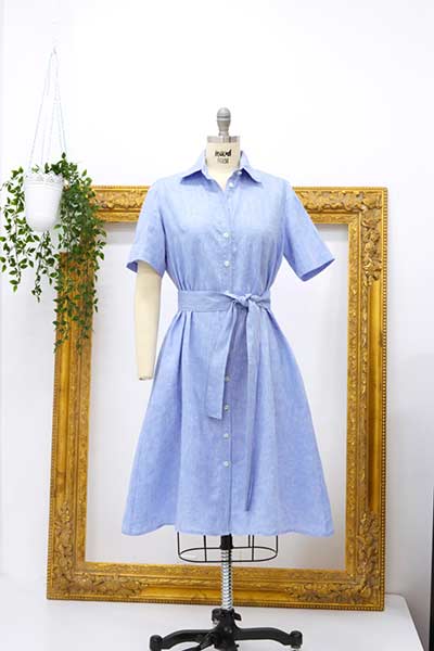 Plus size shirt dress pattern - Rosalie