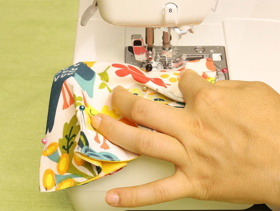 stitching the darts