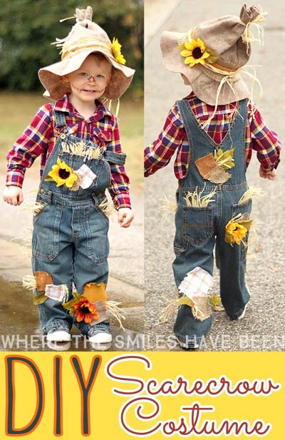 easy scarecrow costume for kids