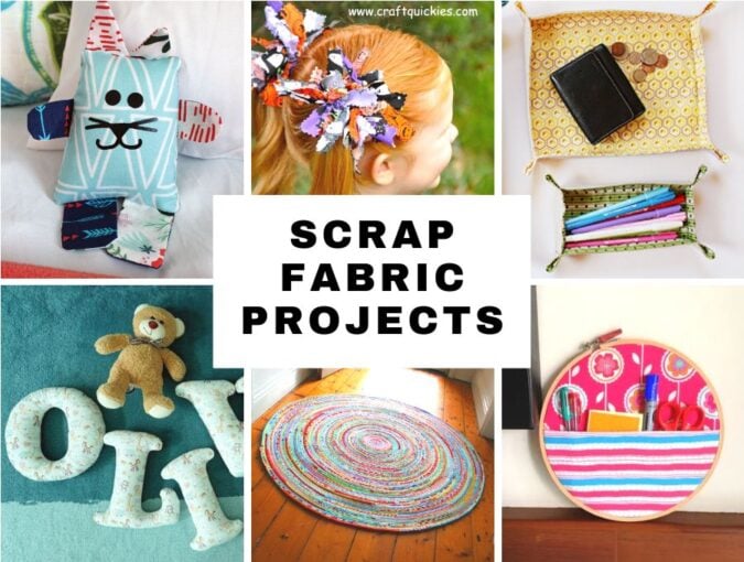 Scrap Fabric Projects - 50 Brilliant Ways To Use Up Fabric Leftovers ⋆