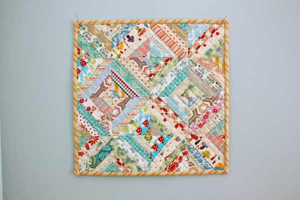 Easy Scrap fabric quilt block