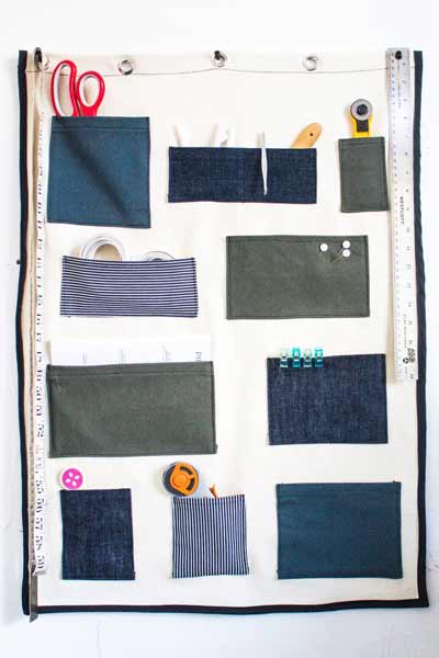 Scrapbuster wall pocket organizer