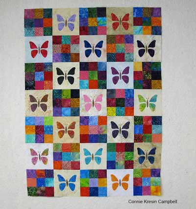 Scrappy Butterfly Baby Quilt Tutorial