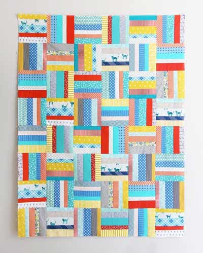 Scrappy Strips Quilt Tutorial