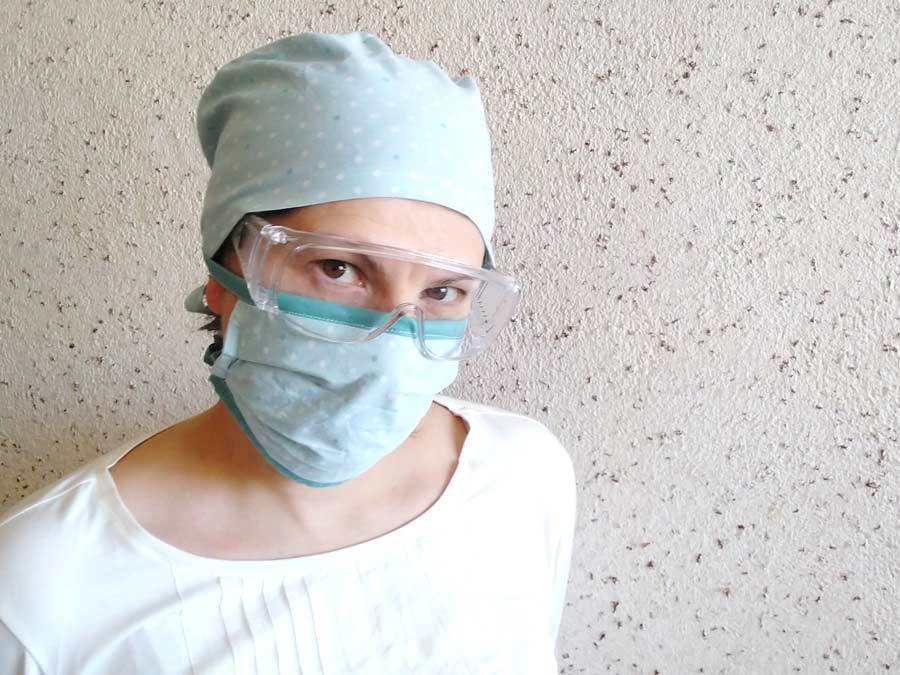 diy nurse scrub cap