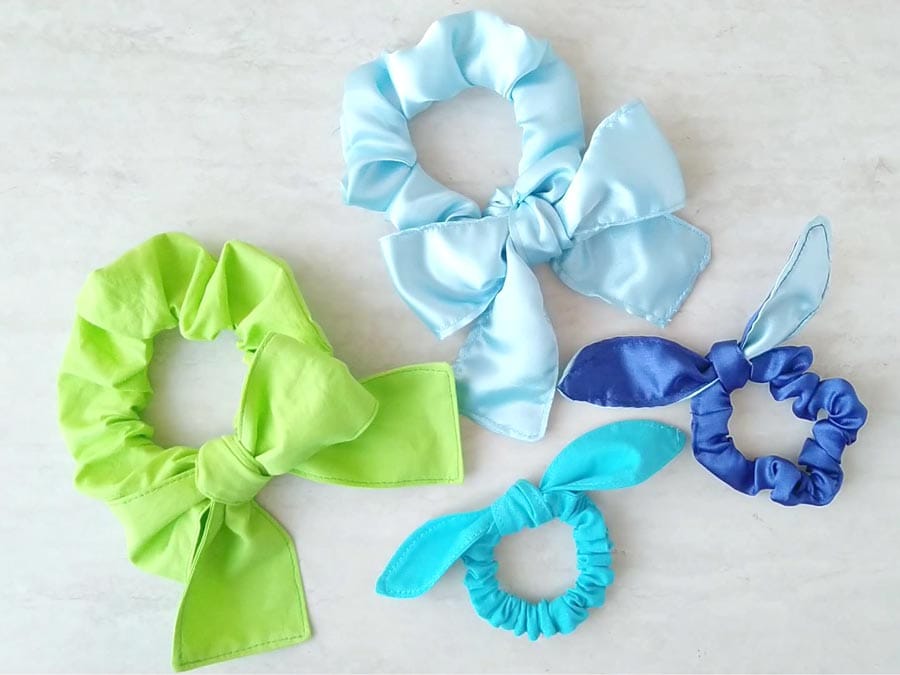 How to Make a Scrunchie {6 sizes & Bow} DIY Scrunchie