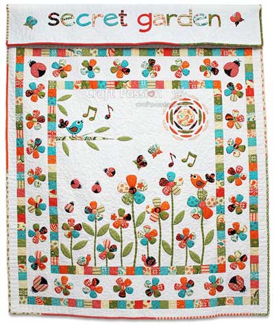 Secret garden quilt pattern