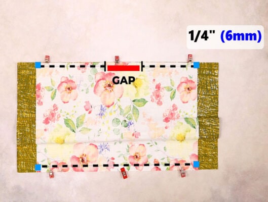 How To Sew Self binding Placemats the Easiest Way ⋆ Hello Sewing