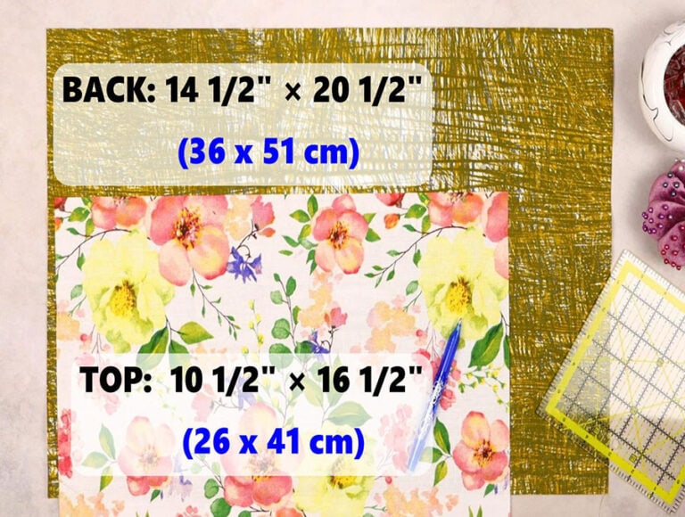 How To Sew Selfbinding Placemats [the Easiest Way] ⋆ Hello Sewing