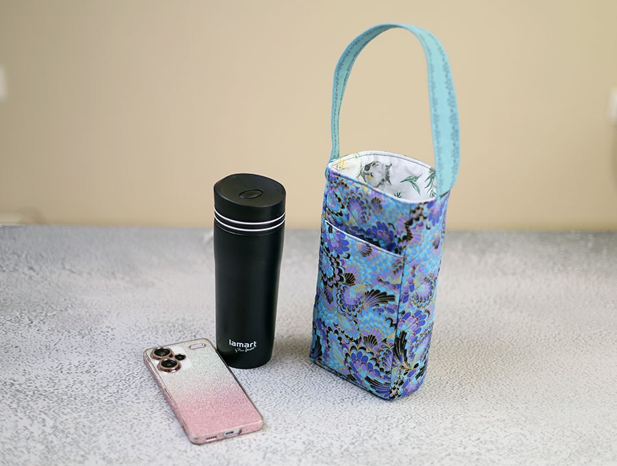 sewn water bottle holder
