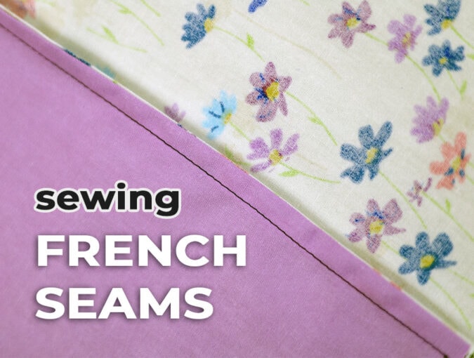 how to sew a french seam - sewing tutorial