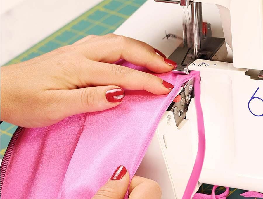 sewing lycra on a serger