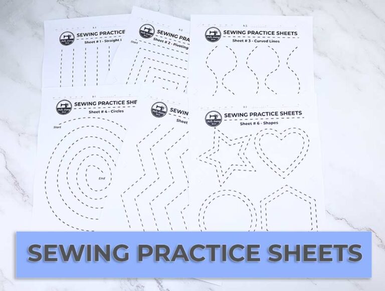 Printable Sewing Practice Sheets to Perfect Your Stitches