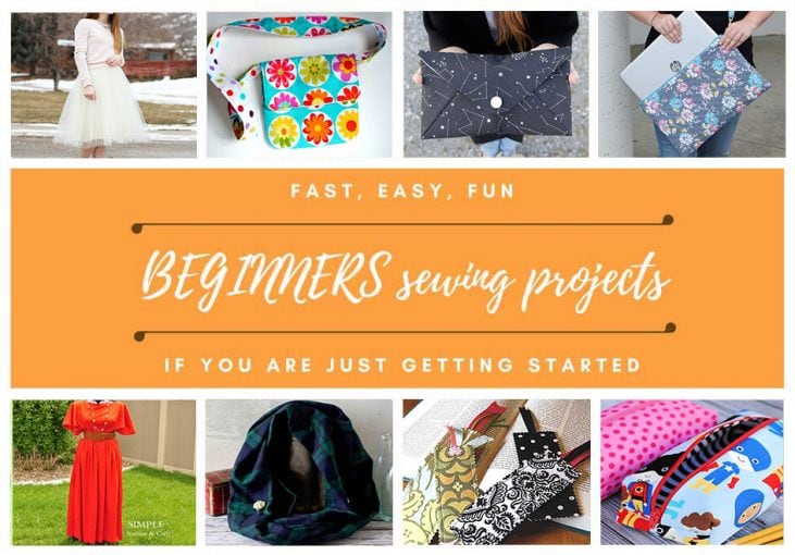 easy beginners sewing projects