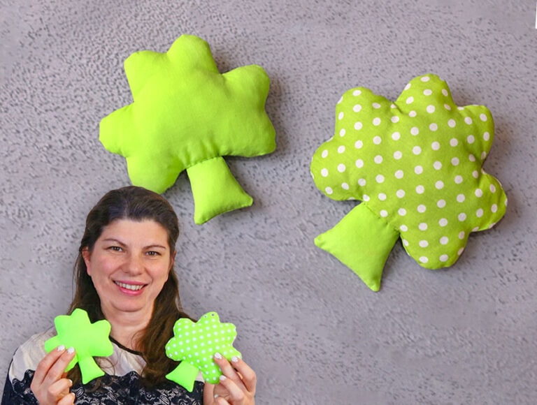 Fabric Shamrock – Plushie, Garland or Bowl Filler for St.Patrick’s day