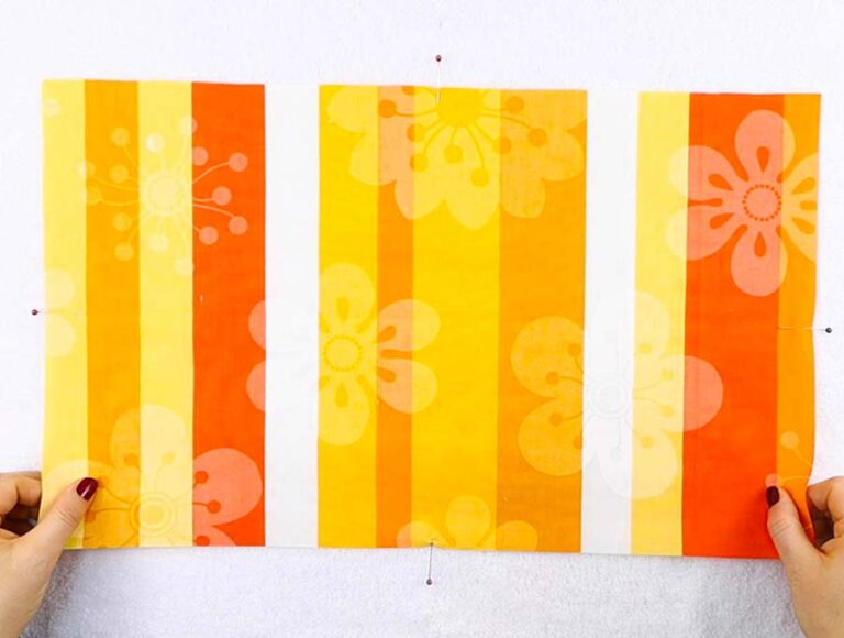 How To Make A SelfBinding Sherpa Fleece Blanket ⋆ Hello Sewing