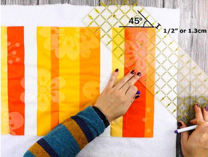 How To Make A SelfBinding Sherpa Fleece Blanket ⋆ Hello Sewing