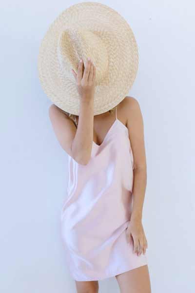 Easy silk slip dress