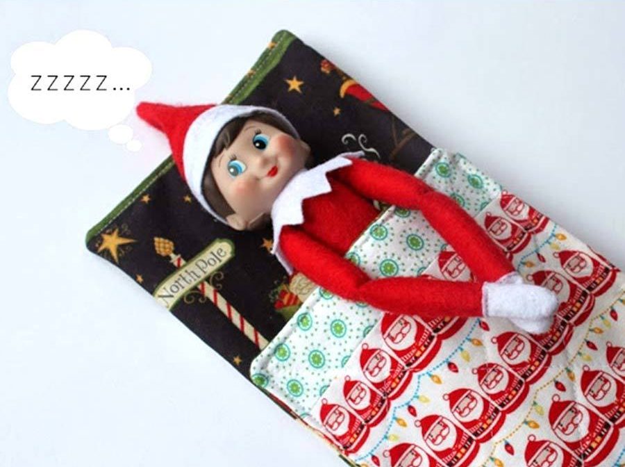 elf on the shelf sleeping bag