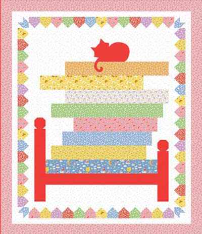 Your Free Quilt Pattern – Cats in the Library