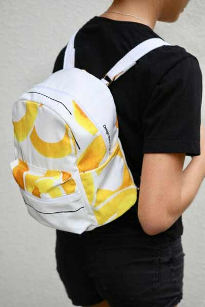 How to sew a backpack – free sewing pattern