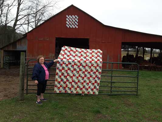 Geraldine Smith Barn "Snake Quilt"