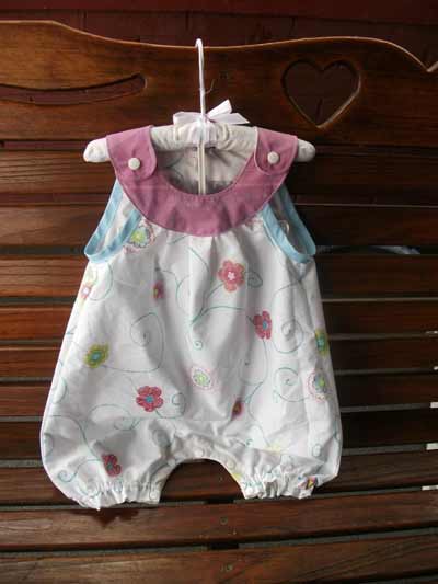 Snappy baby romper