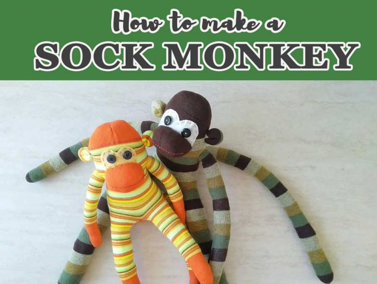 How to Make a Sock Monkey – Pattern and Video