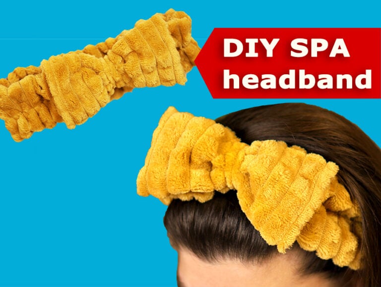 DIY Spa Headband | How to Sew a Spa Headbands in 15 Minutes