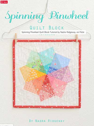 Spinning Pinwheel Block