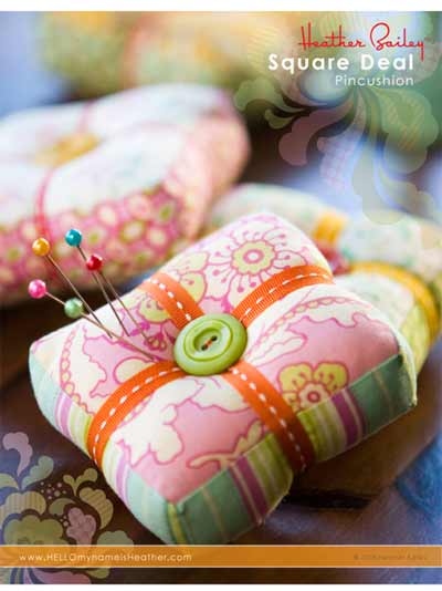 Free Sewing Pattern: Flower Power Wrist Pincushion • I Sew Free  Pin  cushions patterns, Sewing patterns free, Pincushion tutorial