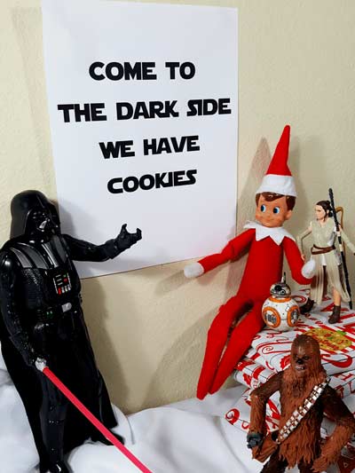 star wars elf on the shelf idea