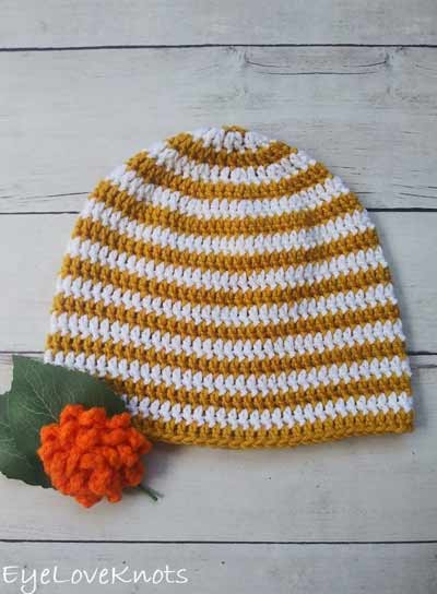 Striped Dylan Claire Chemo Beanie