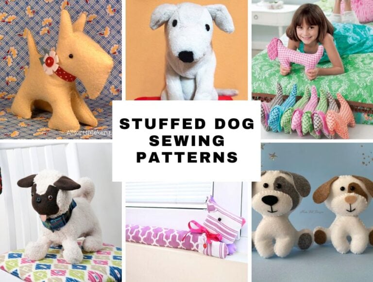 Stuffed dog sewing patterns – Stitch by Stitch, Bringing Furry Friends to Life