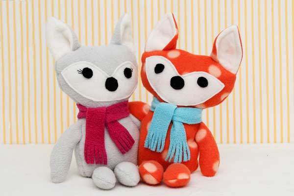 free stuffed fox pattern