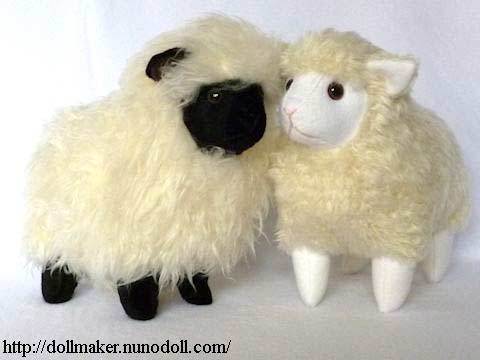 stuffed sheep - free sewing pattern