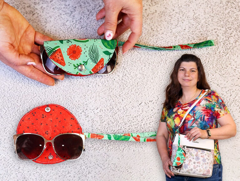 DIY Sunglasses Case Bag Charm