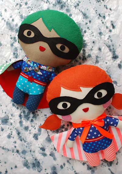 Superhero doll pattern