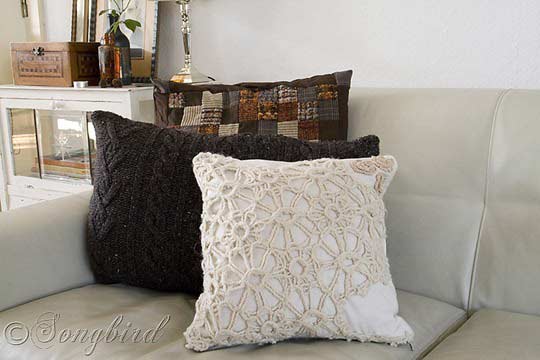 sweater pillows