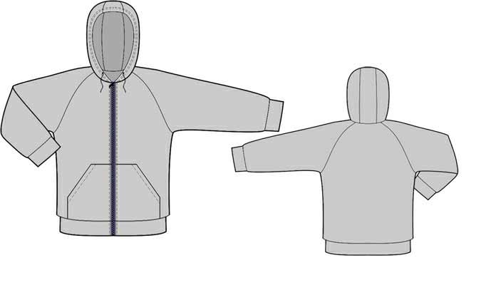 Sweatshirt with hood