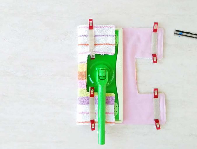 DIY Reusable Swiffer Mop Pads (Wet Or Dry) How To Make Swiffer Pads ⋆