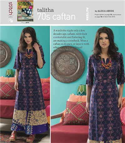 Long traditional and feminine caftan