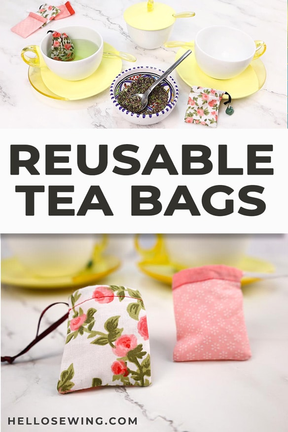 Reusable tea bags tutorial