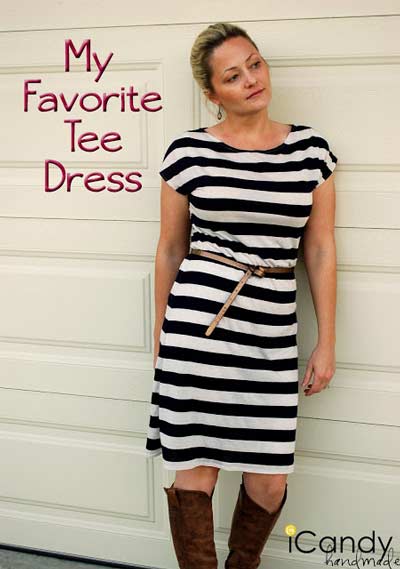 8 Free T-shirt Dress Sewing Patterns You Can Make In 1 Hour