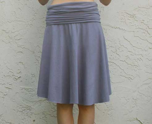 DIY yoga skirt