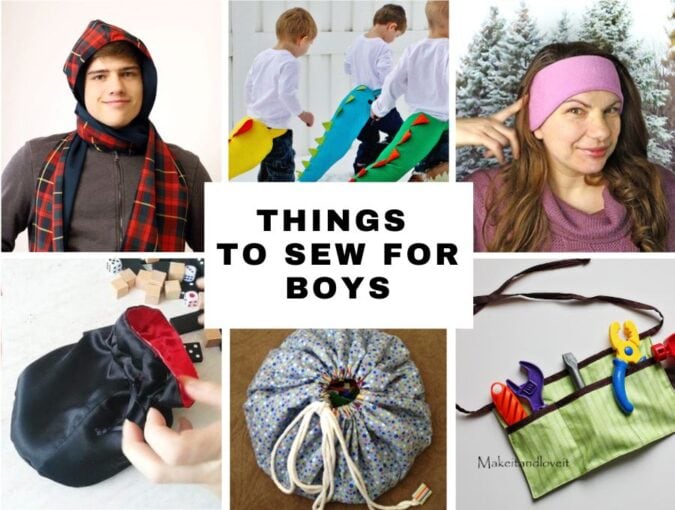 super cool things to sew for boys