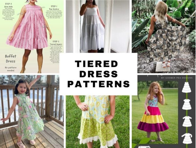 tiered dress patterns