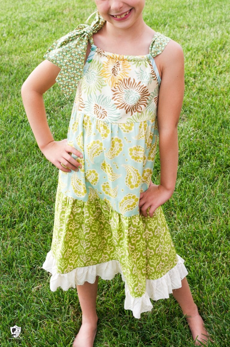 Tiered pillowcase dress